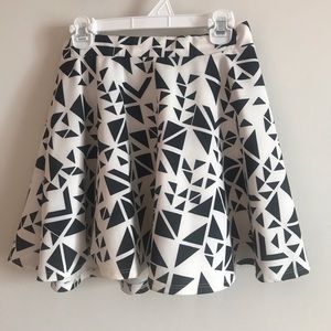 Black and white skirt